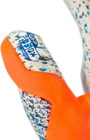 Reusch Attrakt Fusion 5570983 Torwarthandschuhe, Unisex, Größe 9, griffige Fusion-Beschichtung, ergonomische Passform, orange/weiß/blau, optimaler Grip und Aufprallschutz