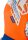 Reusch Attrakt Fusion 5570983 Torwarthandschuhe, Unisex, Größe 9, griffige Fusion-Beschichtung, ergonomische Passform, orange/weiß/blau, optimaler Grip und Aufprallschutz