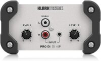 Klark Teknik PRO DI DI 10P, Passive DI Box, Stereo Input,...