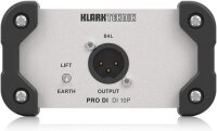 Klark Teknik PRO DI DI 10P, Passive DI Box, Stereo Input, Mono Output, Midas Transformer, Wide Dynamic Range, Robust Housing, Ideal for Stage and Studio