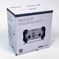 Klark Teknik PRO DI DI 10P, Passive DI Box, Stereo Input, Mono Output, Midas Transformer, Wide Dynamic Range, Robust Housing, Ideal for Stage and Studio