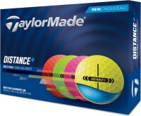 TaylorMade Distance+ golf balls, model no., colored set...