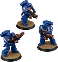 Warhammer 40k Space Marines Infernus Marines Set 60-11, tabletop figures, including paints, highly detailed miniatures, ideal for collectors and hobby painters, versatile for use in strategy games