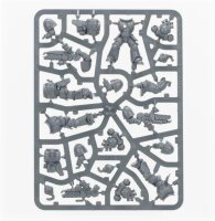 Warhammer 40k Space Marines Infernus Marines Set 60-11, tabletop figures, including paints, highly detailed miniatures, ideal for collectors and hobby painters, versatile for use in strategy games