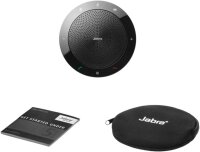 Jabra GN Audio Konferenzsystem 7510-209, Tischlautsprecher, USB/Bluetooth, Freisprechfunktion, Plug&Play, für Meetings, klare Sprachübertragung, kompakt, kompatibel mit UC-Plattformen