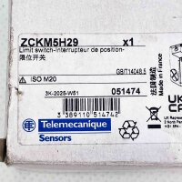 Telemechanique Sensors ZCKM5H29 position switch housing, robust metal housing, compact design, easy assembly, suitable for industrial applications, high reliability, compatible with various actuators.
