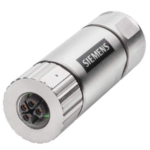 Siemens Power M12 Kabelstecker Pro, Modell 6GK19060EB00, 1 Stück, L-codiert, robuster Steckverbinder für industrielle Anwendungen, zuverlässige Stromübertragung, einfache Montage, hohe Schutzart