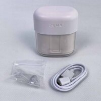 ZERA Sonic-X portable dental flosser/combination device, model no., pulse motor, 3 smart modes, easy nozzle change, long battery life, compact & lightweight, IPX7 waterproof, product type: oral irrigator, color: white