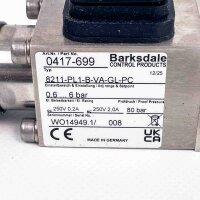 Barksdale Druckschalter 8211-PL1-B-VA-GL-PC, Modell...