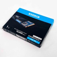 KIOXIA EXCERIA Plus G4 1TB, LVD10Z001TG8, M.2 2280 NVMe SSD, PCIe 5.0, up to 10000/7900 MB/s, internal high-speed drive for PC, notebook, gaming, video editing