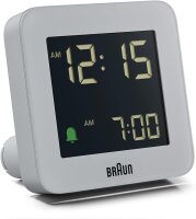 Braun BC09G Digitalwecker Grau, Modell mit...