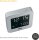 Braun BC09G Digital Alarm Clock Grey, model with snooze function, negative LCD display, fast time setting and rising alarm tone – modern alarm clock for stylish bedroom.