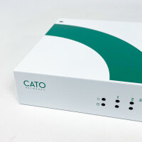 CATO Networks X1500 Router AI1-5367-EU, Netzwerkgerät mit Buchse, 12V/2A Stromversorgung, leistungsstark für sichere Datenübertragung und zuverlässige Verbindung in Unternehmensnetzwerken.