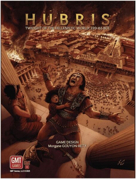 GMT Games Hubris Twilight of the Hellenistic World, strategy game, historical board game, ancient Greece, diplomacy, conquest, multiplayer, complex game mechanics, challenging gameplay, thematically deep