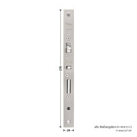 dormakaba Panikschloss SVP 2719, Modell 70271900, 24 V DC, Dornmaß 35 mm, Entfernung 92 mm, selbstverriegelnd, Fluchttürschloss, für Notausgänge, hohe Sicherheit