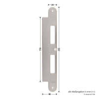 dormakaba Panikschloss SVP 2719, Modell 70271900, 24 V DC, Dornmaß 35 mm, Entfernung 92 mm, selbstverriegelnd, Fluchttürschloss, für Notausgänge, hohe Sicherheit