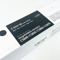 Canon C-EXV 58 (3763C002) Black Toner, Original, compatible with various Canon printers, high yield, crisp prints, reliable print quality, easy installation, long-lasting