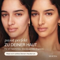 MERODA Changing Foundation SPF 15, 30ml – Color-changing makeup foundation for mature skin, adapts to light to medium skin tones, perfect complexion, facial care, innovative formula