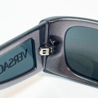 Versace 550287 Sunglasses, Size 54, Womens Model, UV400 Protection, Grey Glitter Frame, Fashionable, High-Quality, Ideal for Sunny Days, Stylish Accessory, Comfortable Fit, Exclusive Design