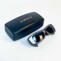 Versace 550287 Sunglasses, Size 54, Womens Model, UV400 Protection, Grey Glitter Frame, Fashionable, High-Quality, Ideal for Sunny Days, Stylish Accessory, Comfortable Fit, Exclusive Design