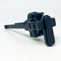 Bow GMF BM-GMF-STK05A Shoulder Stock, 5-way adjustable sliding stock, suitable for Umarex/VFC/TM MP5A5 Next Gen AEG, robust design, ideal for airsoft tuning and individual customization.