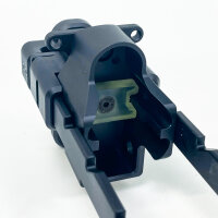 Bow GMF BM-GMF-STK05A Shoulder Stock, 5-way adjustable sliding stock, suitable for Umarex/VFC/TM MP5A5 Next Gen AEG, robust design, ideal for airsoft tuning and individual customization.