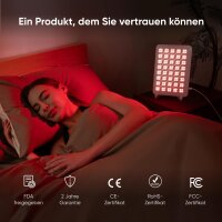 Nanoleaf E82B Rotlichttherapie-Panel, Infrarot-LED-Licht...