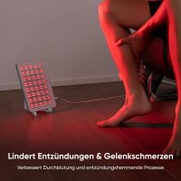 Nanoleaf E82B Rotlichttherapie-Panel, Infrarot-LED-Licht für Körper & Gesicht, 160 LEDs, 19W, 100-240V, Wellnessgerät zur Haut- und Muskelpflege