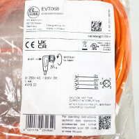 ifm connection cable EVT068, 60m, socket, for sensors/actuators, 250V AC/300V DC, robust, reliable signal transmission, industrial quality