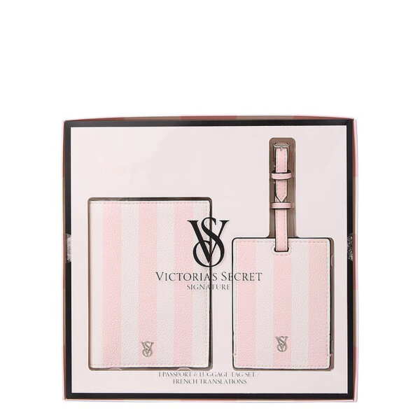 Victorias Secret Reiseset 27062469 – Set aus Passhülle und Gepäckanhänger, stylisch, praktisch, ideal für Reisen, hochwertiges Material, elegantes Design, perfektes Geschenk für Vielreisende