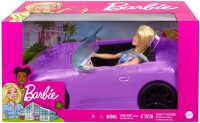 Barbie Puppe, Modell HBY29, lila und mehrfarbig, bewegliche Gliedmaßen, trendiges Outfit, kreatives Styling, für fantasievolles Spielen, von Mattel