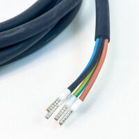 Hirschmann H05RN-F STAK 3 coupling, 4.9m cable, 4G0.75mm², for blinds/roller shutters, 16A/400V, 10A/250V