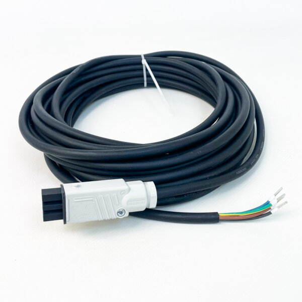 Hirschmann H05RN-F STAK 3 coupling, 7.5m cable, 4G0.75mm², for blinds/roller shutters, 16A 400V, 10A 250V