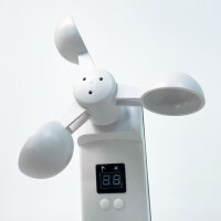 RS002 Windlichtsensor, kabelgebunden, 5V/1A, IP44, Temperaturbereich -20°C bis +60°C, 12mA, 433,92MHz