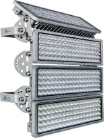 POWFUL 4er-Set LED-Flutlicht 400W, 40.000lm, 6500K, IP67, superhell, Außenstrahler für Garten, Rasen, wasserdicht