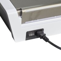Leitz iLAM Touch Turbo A3 Laminiergerät, schnelles Laminieren, automatische Folienzufuhr, für Formate bis A3, weiß/anthrazit