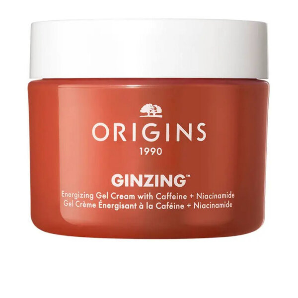 Origins GinZing Energie-Gelcreme, 50 ml, Gesichtscreme mit Koffein & Niacinamid für belebte Haut