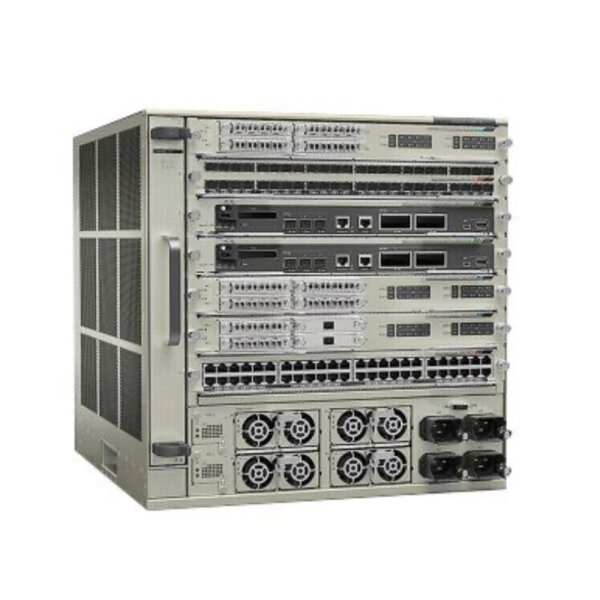 Cisco C6807-XL Switch, including 3x C6800-32P10G line cards & 1x VS-SUP2T-10G supervisor, high-performance, 10GbE, modular expansion, for large networks