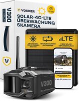 Vosker V300 Ultimate 4G-LTE Outdoor Surveillance Camera,...