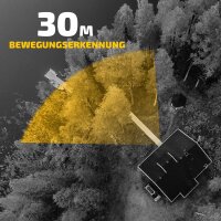 Vosker V300 Ultimate 4G-LTE Outdoor Überwachungskamera, Modell V300, mit 15.000-mAh-Solar-Powerbank, SIM-Karte, Livestream, autark ohne WLAN, wetterfest, ideal für abgelegene Standorte