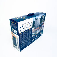 Vosker V300 Ultimate 4G-LTE Outdoor Überwachungskamera, Modell V300, mit 15.000-mAh-Solar-Powerbank, SIM-Karte, Livestream, autark ohne WLAN, wetterfest, ideal für abgelegene Standorte