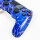 Wireless Controller CM-038, Drahtloser Controller für PS4/PS3/IOS/PC, ergonomisch, Vibrationsfunktion, Lila/Blau, präzise Steuerung, Bluetooth, wiederaufladbar, rutschfestes Design, Plug & Play, lange Akkulaufzeit