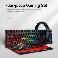 T-Wolf TF800 Gaming Set, Modell TF800, 4-teilig:...