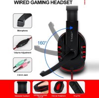 T-Wolf TF800 Gaming Set, Model TF800, 4-piece: QWERTY keyboard with 104 keys, LED mouse, headset, mousepad, compatible with PC, Xbox, Switch, colorful lighting, ideal for gamers