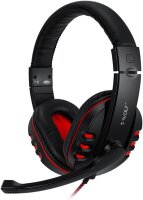 T-Wolf TF800 Gaming Set, Model TF800, 4-piece: QWERTY keyboard with 104 keys, LED mouse, headset, mousepad, compatible with PC, Xbox, Switch, colorful lighting, ideal for gamers