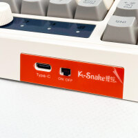 K-Snake K98 Wireless Gaming Keyboard QWERTY, Bluetooth & 2.4G, Backlit, Volume Control, Grey/Cream White, Ergonomic, Quiet Keys, Ideal for PC & Laptop