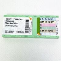 Walter DCMT11T308-FM4 WSM20S, 10x indexable inserts, turning tool, rhomboid positive 55°, precision metalworking, durable, long tool life, for professional machining