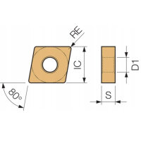 Kyocera CNMG 120408MU PR1535, 10x indexable inserts,...