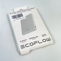 EcoFlow EF-MB-002 Magsafe Power Bank 5000mAh, 20W USB-C, Magnetische 7,5W Wireless Powerbank, Externer Akku für iPhone 17/16/15, AirPods, Weiß