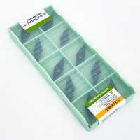 WALTER VCMT160404-RP4 WPP20G, 10x Wendeplatten, Drehen, rhombisch positiv 35°, präzise Metallbearbeitung, langlebig, hohe Standzeit, für professionelle Drehmaschinen, vielseitig einsetzbar